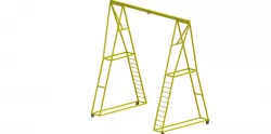 V0032 - Pórtico moveu com escada