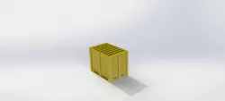 wooden box for forklift