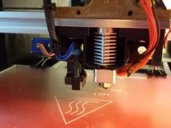 Z Probe Servo Mount for MakerFarm Prusa i3v for Auto Bed Leveling (HXT900)