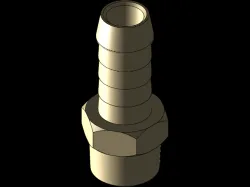 1/4 BSPT Male to 3/8" Hose Tail