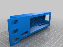 1U Rack Mount for Olimex-ESP32-POE | Honeycomb Mesh
