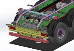 20 FT ISO TANK CONTAINER CHASSIS TRAILER