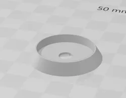 25mm to 32mm Base converter with magnet inset
