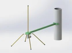 70 cm Vertical Ground Plane Radial Omni-Directional Antenna