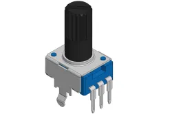 9mm Insulated Shaft Potentiometer - vertical type