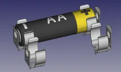 AA Battery PcBoard Mount Clips