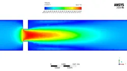 Analysis of flow through an orifice meter: CFD simulation