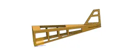 Big Bobber by PlanePrint Straight Empennage and Tail