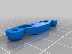 Bogie Side for toothpick | OS-Railway - fully 3D-printable railway system!