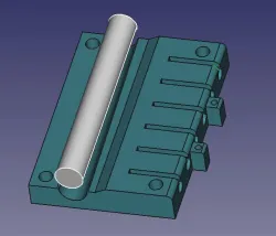 Bridge for 6 string lapsteel