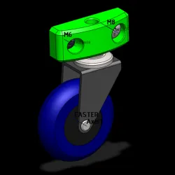Caster 76mm