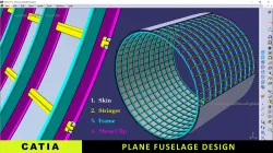 CATIA V5 Airplane Fuselage Design