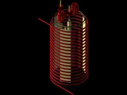 Coil electrolyzer