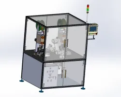 Copper wire winding machine using robot
