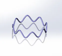 Curve through reference points