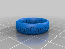DanCave Engraved Rings