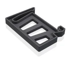 DIN rail mounted spacer