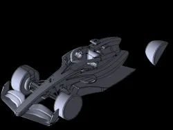 F1 2020 CAD model