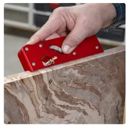 Fixed equivalent of hand shoulder chamfer plane carpentery