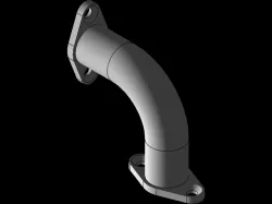 Flange 90deg Elbow