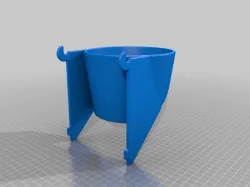 Flower pot holder for Ikea organizer wall