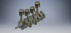 Four Cylinder Engine Assembly