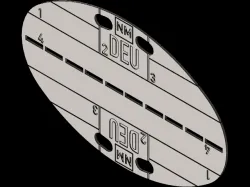 German Army dog tags / BW Erkennungsmarken