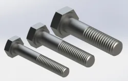 Hexagonal Bolt M4, M5, M6