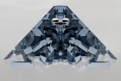 Hollow abstract pyramidal shape
