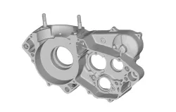 Honda CR500 engine case 3d scan right side