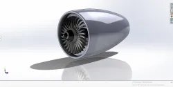 Jet Engine SolidWorks