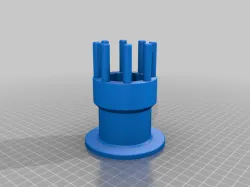 Jig for paracord diamond knots