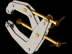 Kant Twist Clamp, 6 inch, 3-Way, STEP