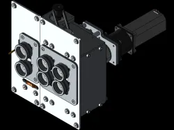 Linear wire feeding module