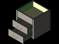 Metal drawer unit