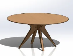 Mid century dinning table and chairs