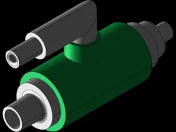 Milk foam nozzle for coffee machine