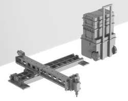 Milling mobile CNC machine