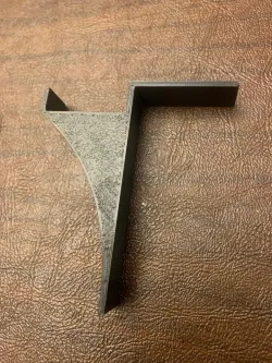 Monitor hook for headphones and headsets.