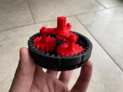 Planetary Gearset with Extended Sun Gear and Carrier