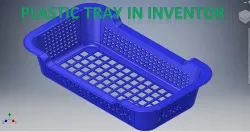 Plastic Tray in Autodesk Inventor || Plastic Part in Inventor || Inventor Tutorial || Inventor Cad