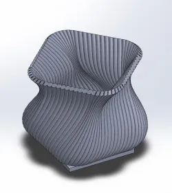Rectangular Twisted Pot