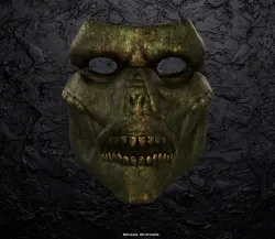 Reptilian Face Mask