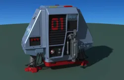 Robot from sci-fi film