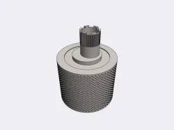 Roller pellet mill