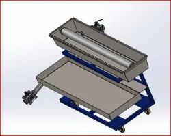 Roller wash tank