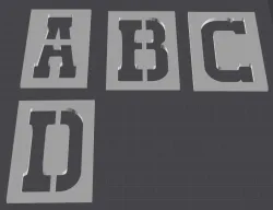 Router Font - San Andreas
