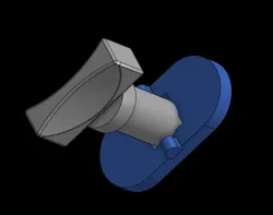 RV mini hatch latch