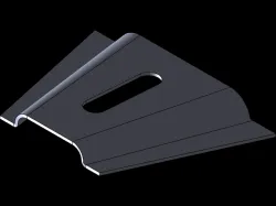 sheet metal Lofted Bend