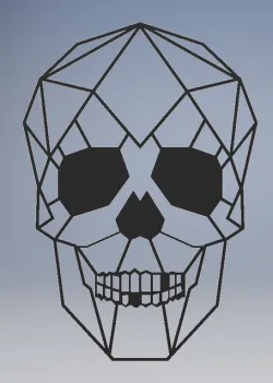Skull wall art